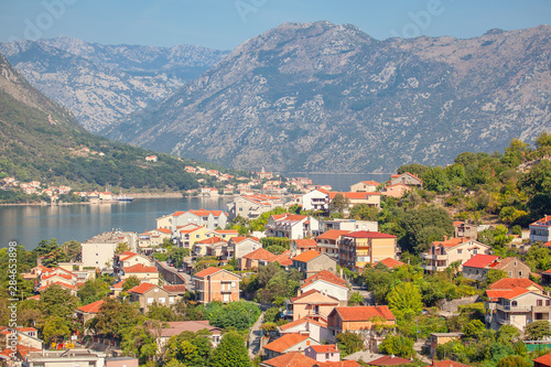 Kotor old Town in Montenegro aerial view © russieseo