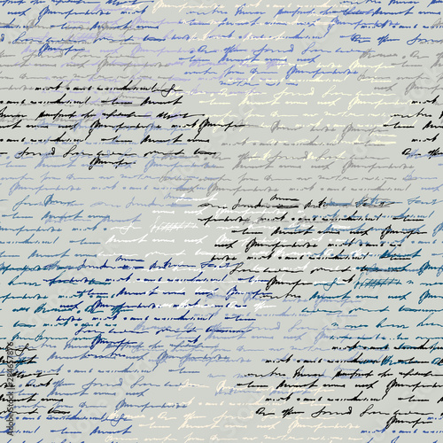 Vintage inscriptions pattern. Seamless background. Vector image.