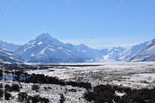 Aoraki Mount Cook in New Zealand