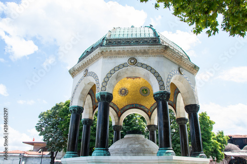 German Fountain on Sultanahmet Square in Istanbul photo