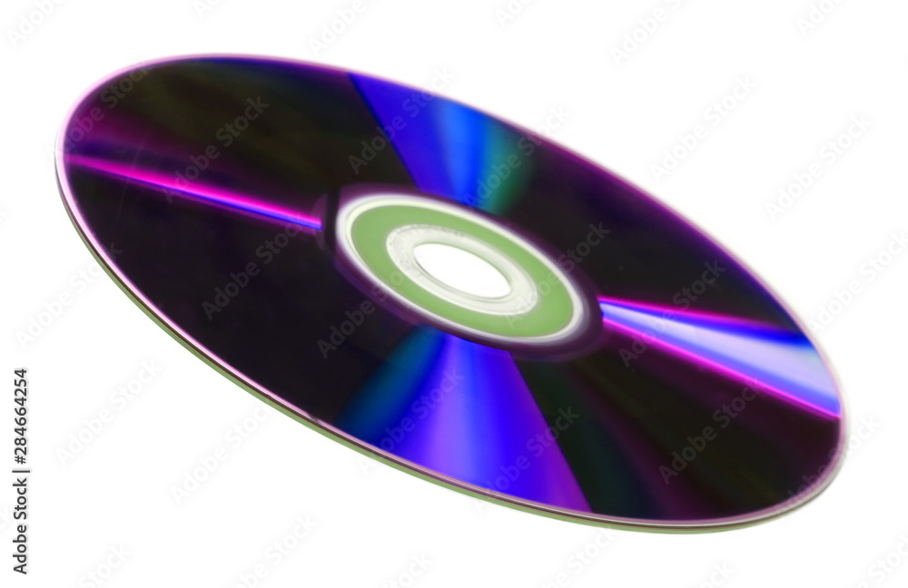 CD and DVD disk isolated on white CD and DVD disk isolated on white
