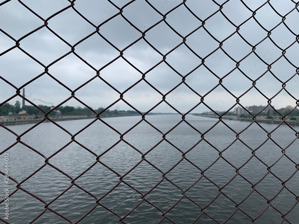 chain link fence with barbed wire chain link fence with barbed wire