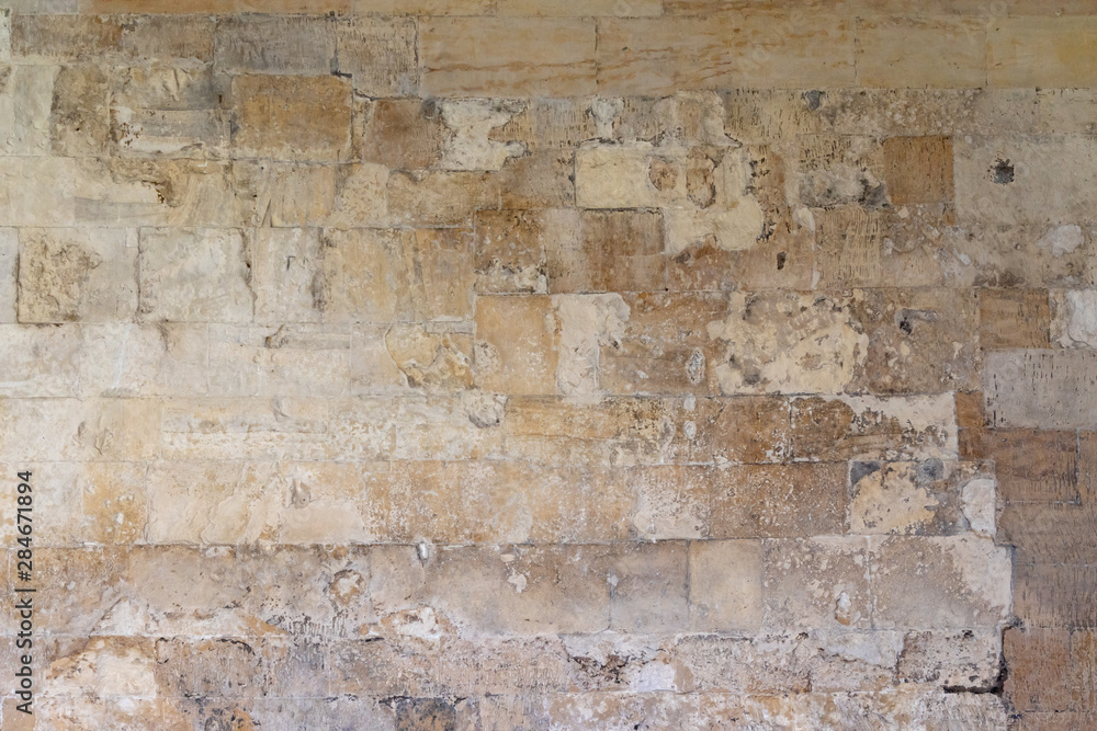 Ancient  random stone block wall texture graphic resource
