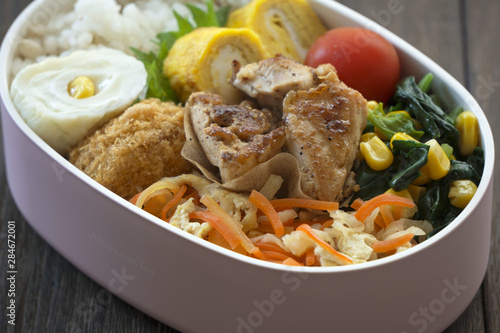 鶏肉のお弁当 japanese lunch box