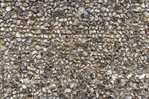 Pebble flint stone wall texture graphic resource