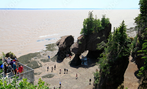 Rochers Hopewell au Nouveau-Brunswick