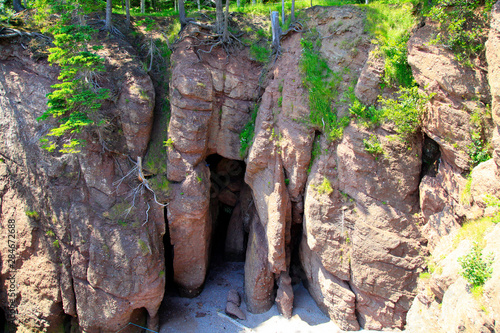 Rochers Hopewell au Nouveau-Brunswick