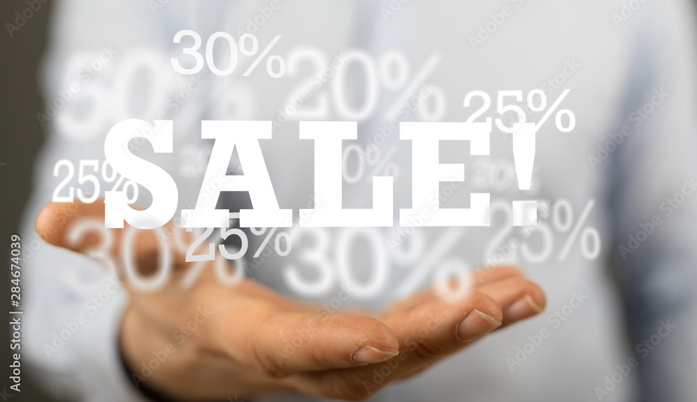 sale digital percent in hand sale digital percent in hand