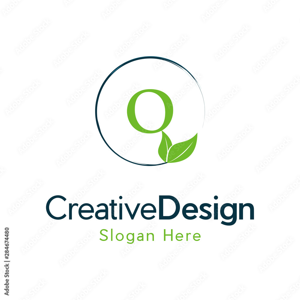 Initial O Green Letter and Leaf for Modern Beauty Nature Cosmetic, Vegan, Environmental, Creative Letter O Leaf Logo Design, Letter O Botanical Logo, Leaf Attached with Alphabet O Initial O Green Letter and Leaf for Modern Beauty Nature Cosmetic, Vegan, Environmental, Creative Letter O Leaf Logo Design, Letter O Botanical Logo, Leaf Attached with Alphabet O