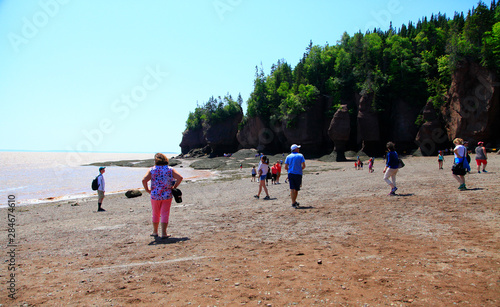 Rochers Hopewell au Nouveau-Brunswick