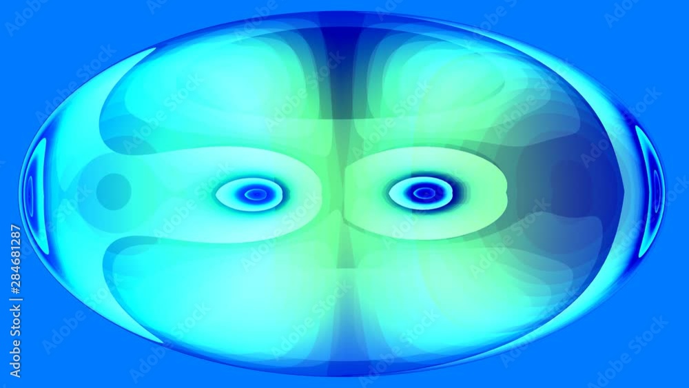 Strange Geometric Bubble or Abstract Robot Anthropomorphic Uncanny Face Effect Strange Geometric Bubble or Abstract Robot Anthropomorphic Uncanny Face Effect