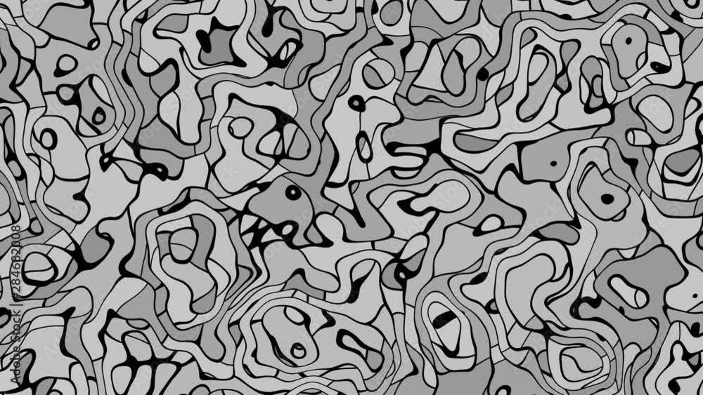 Vídeo abstracto 3 blanco. 3D