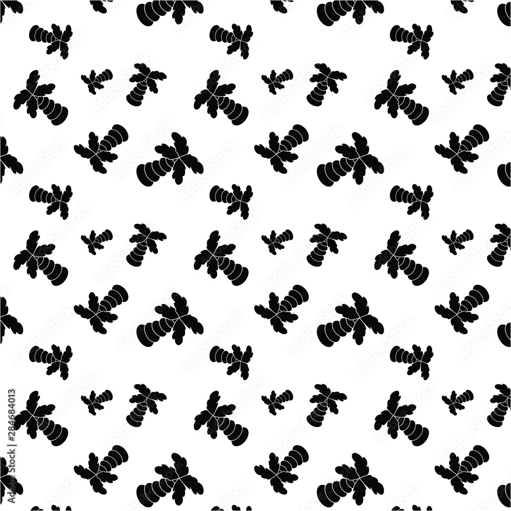 palm coconut tree Seamless Pattern vector palm coconut tree Seamless Pattern vector