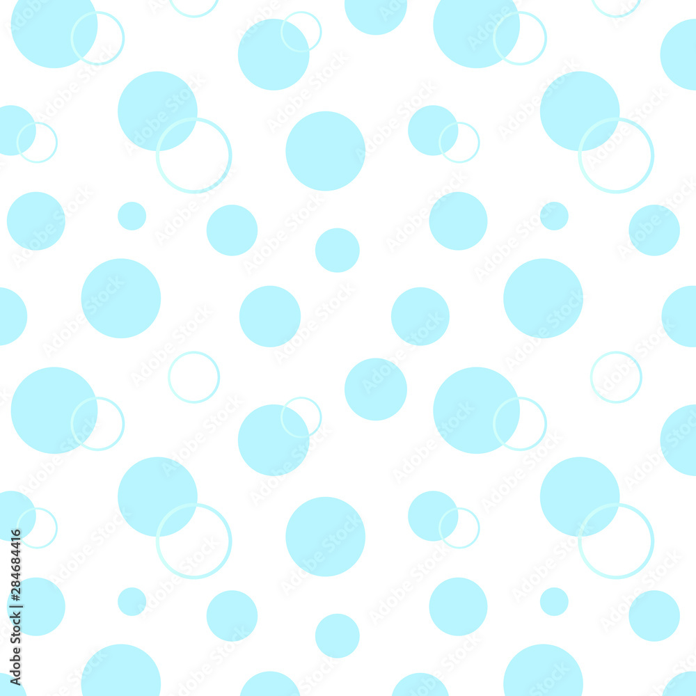  seamless circles pattern. red  Polka dot  Pattern. Background