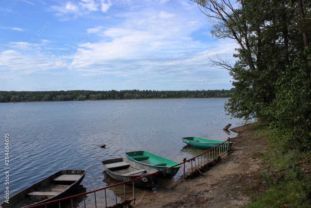 boat, lake