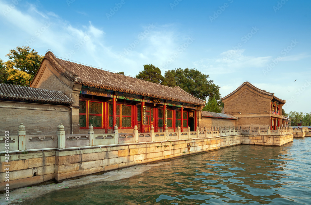 Fototapeta premium Ancient buildings of the Summer Palace