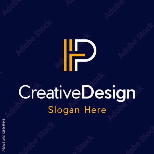 Letter HP Creative Modern Logo Design Template, Professional Innovative Initial PH logo and HP logo. Letter HP PH Minimal elegant Monogram.