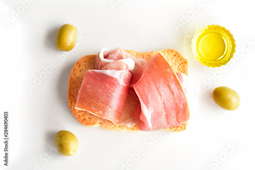 Fotografia Delicioso Jamon serrano