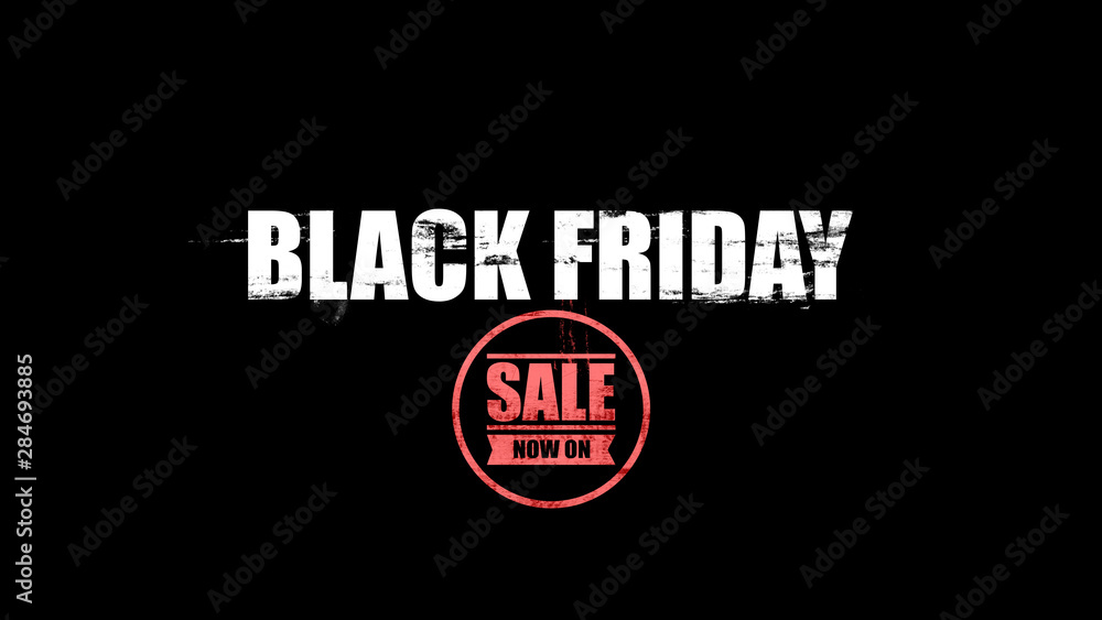 Fototapeta premium Black Friday Sale Advert Banner 4