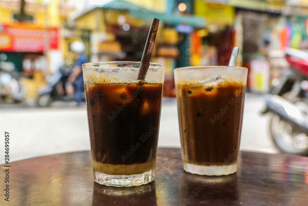 Vietnamese coffee in Hanoi, Vietnam Vietnamese coffee in Hanoi, Vietnam