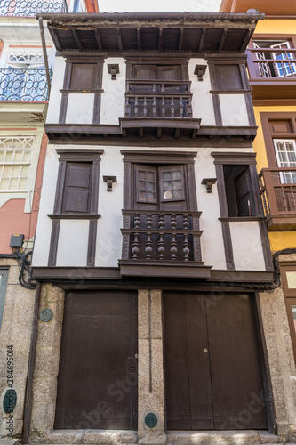 Façades colorées de Guimarães, Portugal