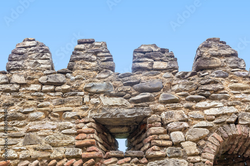 Картината върху платно Old battlement fortress wall