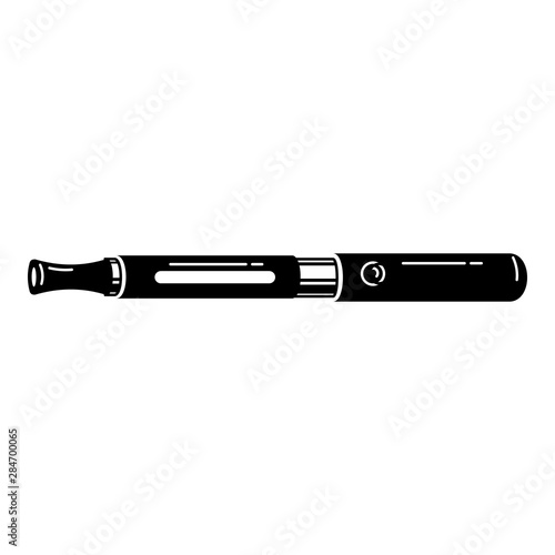 Electronic cigarette icon. Simple illustration of electronic cigarette vector icon for web design isolated on white background