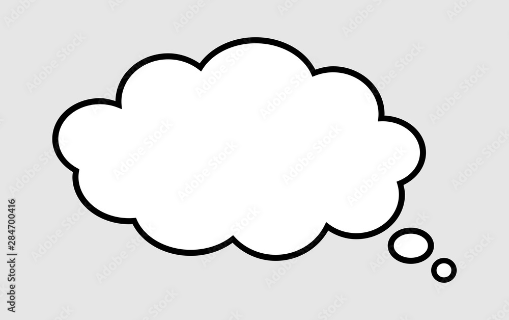 Speech bubble outline icon. Vector illustration isolated. Speech bubble outline icon. Vector illustration isolated.