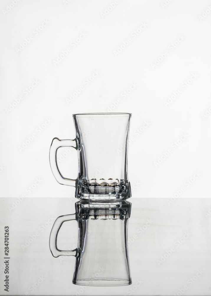 empty glass isolated on white background empty glass isolated on white background