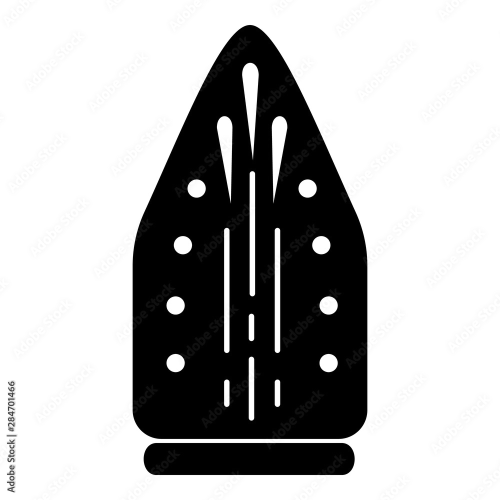 Plug iron icon. Simple illustration of plug iron vector icon for web design isolated on white background Plug iron icon. Simple illustration of plug iron vector icon for web design isolated on white background