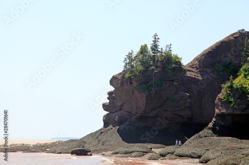 Rochers Hopewell au Nouveau-Brunswick