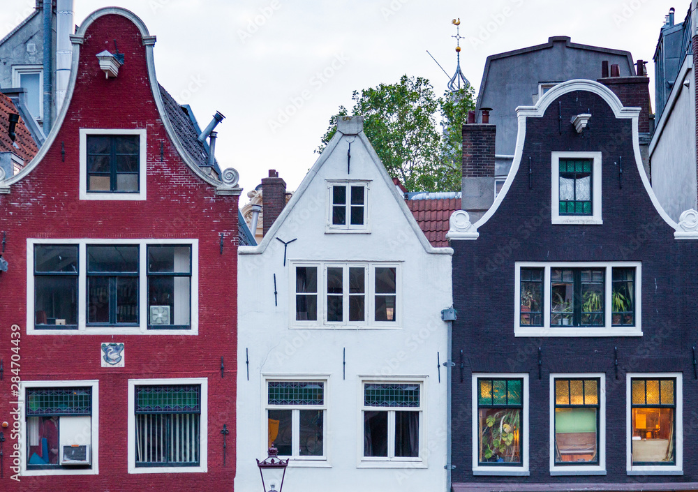 Fototapeta premium Maison néerlandaises, Amsterdam