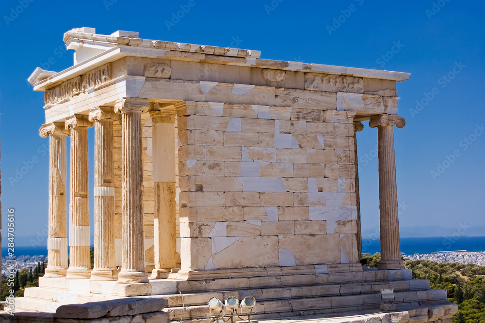 Temple of Athena Nike, Acropolis of Athens Stock Photo | Adobe Stock