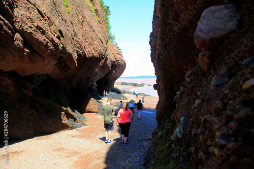 Rochers Hopewell au Nouveau-Brunswick