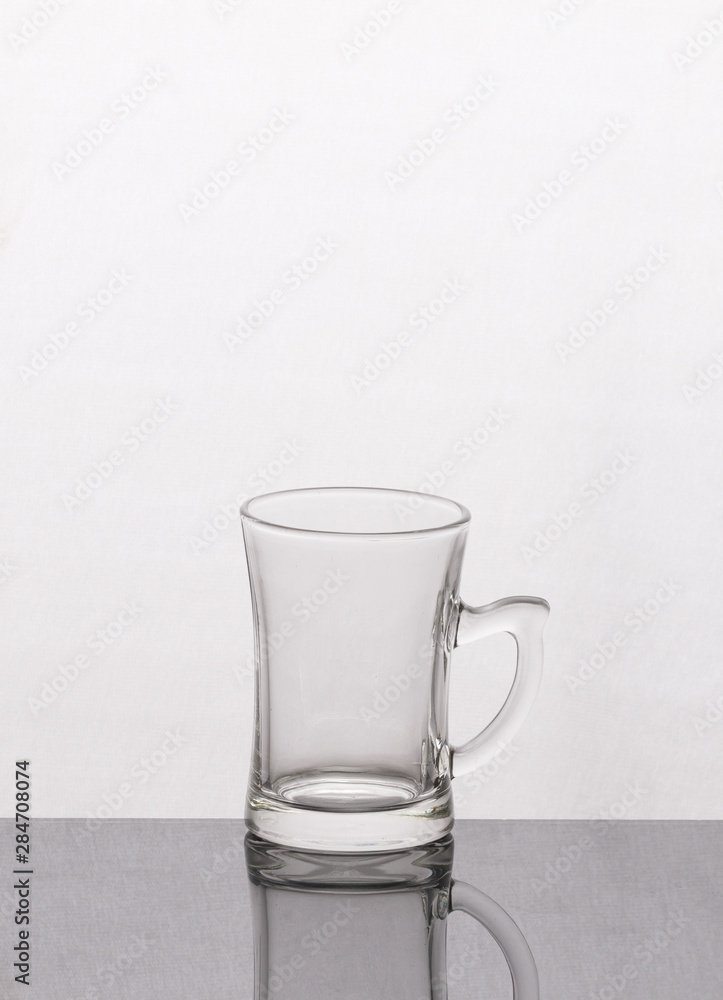 empty glass isolated on white background empty glass isolated on white background