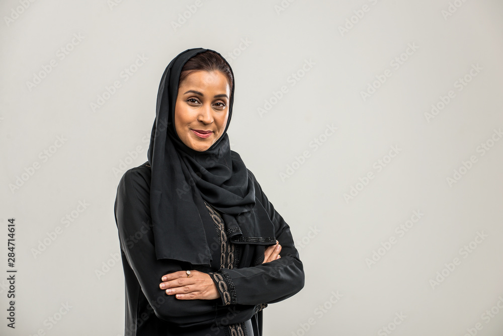 Arabian woman isolated on background Arabian woman isolated on background