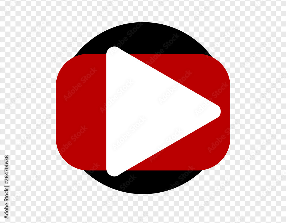 Play Video icon. Flat style. Movie. Vector illustration Play Video icon. Flat style. Movie. Vector illustration