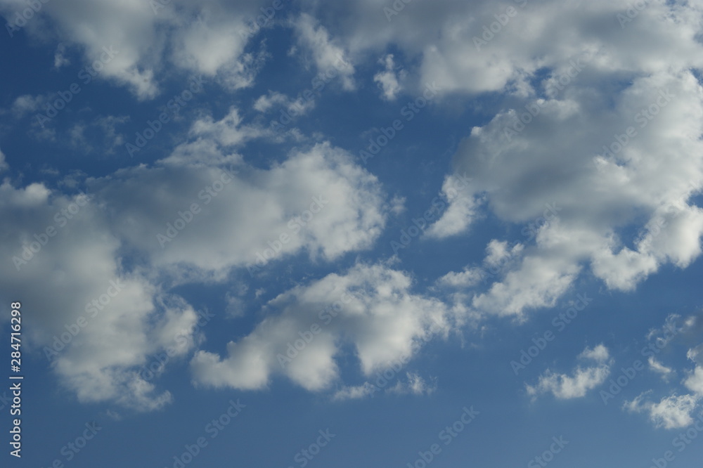 Sunny sky abstract background, beautiful cloudscape, on the heaven
