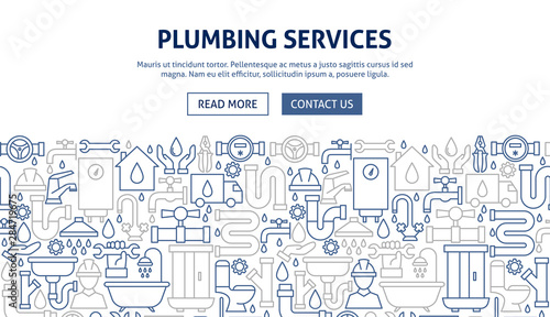 Plumbing Services Banner Design