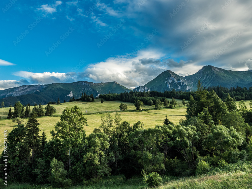 Fototapeta premium In the High Tatras Slovakia side of Mountains