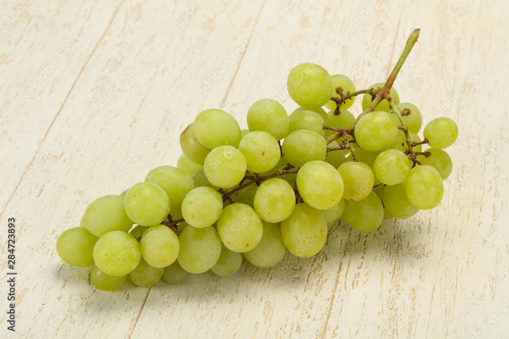 Sweet ripe Green grape branch Sweet ripe Green grape branch