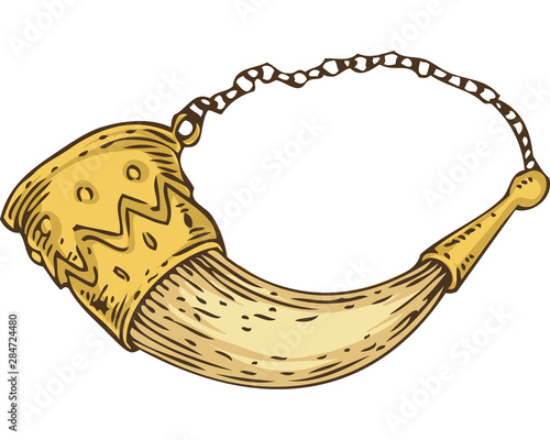 Cornucopia. Drinking Horn