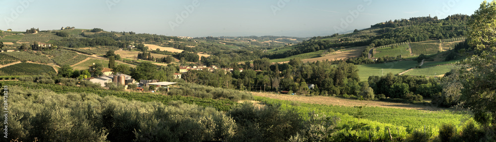 Tuscan agricultural landscape, Florentine region of Montespertoli