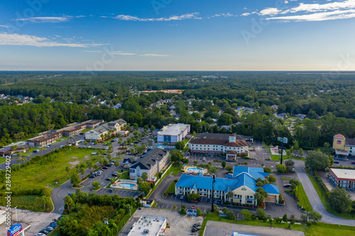 Aerial photo hotels in Kingsland GA USA photo