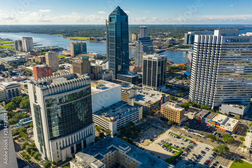 High aerial photo Jacksonville FL photo