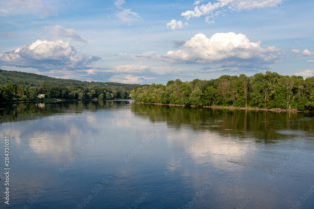 Susquehanna River with Blue Sky Above Susquehanna River with Blue Sky Above
