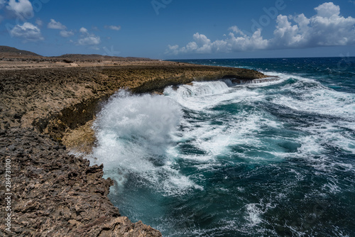 Foto Shete Boka National park Views around Curacao a small Caribbean island