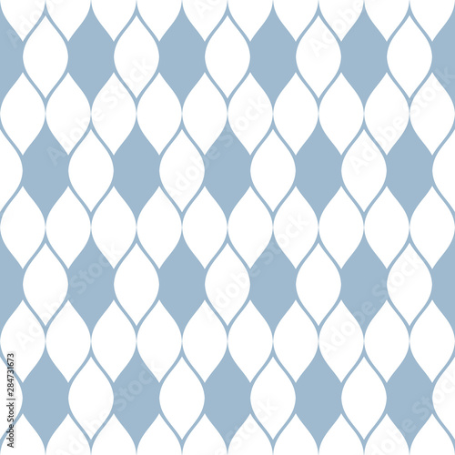 Vector mesh seamless pattern. Delicate abstract light blue and white texture
