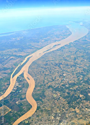 aerial view of the Gironde