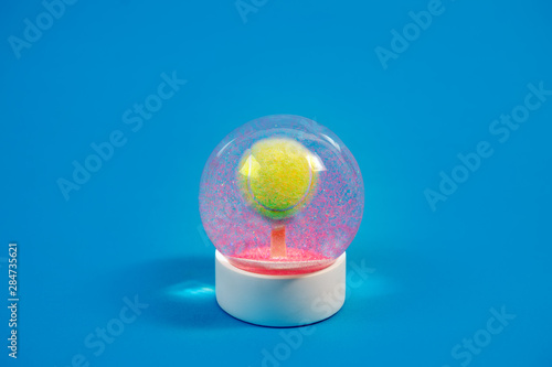 Merry Christmas and New year concept with tennis ball